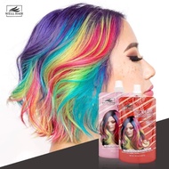 Well hair Cello wax Hair color 100ml /brown ash/milk tea ash/silver grey/ light purple ash/ pink