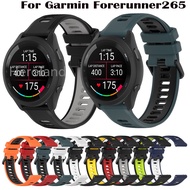 Fashion Silicone 22mm Watchband For Garmin Forerunner 265 Strap Smart Wristband For Garmin Forerunne