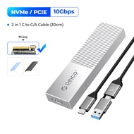 ORICO USB4 NVMe SSD Enclosure 40Gbps PCIe3.0x4อลูมิเนียม M.2 SSD Case ใช้งานร่วมกับ Thunderbolt 3 4 