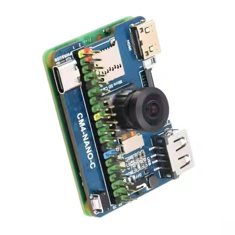 Base Board (C) Raspberry Pi Compute Module 4, Same Size As CM4, Onboard 8MP Camera USB 2.0 Type A Po
