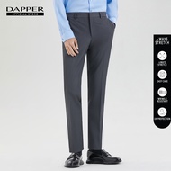 DAPPER กางเกงทำงาน รุ่น 4 Ways Stretch ทรง Slim-Fit สีเทา