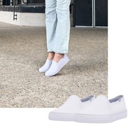 Keds DOUBLE DECKER CANVAS 帆布懶人小白鞋 WF61020