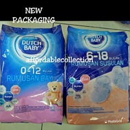 Dutch Baby Milk Powder / Susu Tepung Bayi Rumusan Susulan Dutch Lady (0-12M / 6-18M) 850G