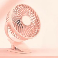 【粉色L】7寸夾式小電扇 迷你風扇 檯面電風扇 usb小風扇 夾式電風扇 靜音風扇 充電電風扇 隨身風扇 智能電風扇