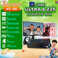 COMSET + MONITOR/ BONMECOM2 ครบเซ็ตพร้อมจอ/ CPU CORE ULTRA 5 225/ RX 9060 XT 16GB