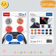 TAMAKO Rocker Caps Replacement, 12 in 1 Anti Slip Handheld Console Joystick Cover, Fashion Game Accessories Wear-resistant Controller Protective Ring for Playstation 5