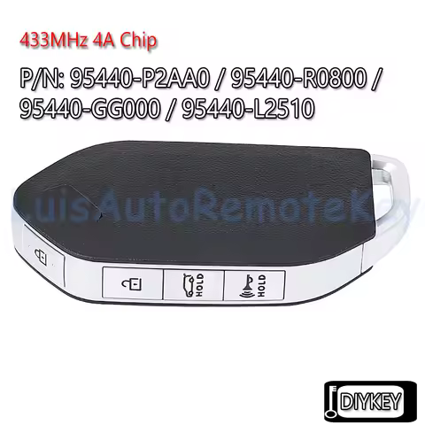 4+1 5 Buttons Smart Remote Car Key Fob 433MHz 4A Chip for KIA Sorento Carnival K4 K5 2024 2025 95440
