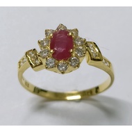 H3294 18k  cincin batu swiss 2.08g±