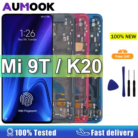 6.39'' Super Amoled Display for Xiaomi Mi 9T Mi9T Pro LCD Display Touch Screen Digitizer Assembly fo
