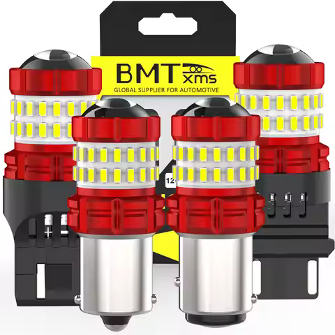 BMTxms 2PCS White T15 P21/5W 7443 W21/5W 3157 P27/5W Led W16W 7440 W21W P21W P27W LED Reverse Backup