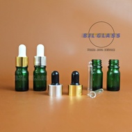 HIJAU 5ml green glass pipette bottle 5ml serum bottle/ 5ml glass serum bottle/