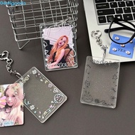 ALLGOODS Photo Card Case, Protetion Cover with Keychain Acrylic Photocard Holder, Creative 2.7x4.1 I