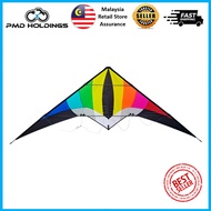 ✔Ready Stock✔ 1.8m Albatross Color Wonder Stunt Kite [LOUD] 2 Line Dual Lines Professional Acrobatic