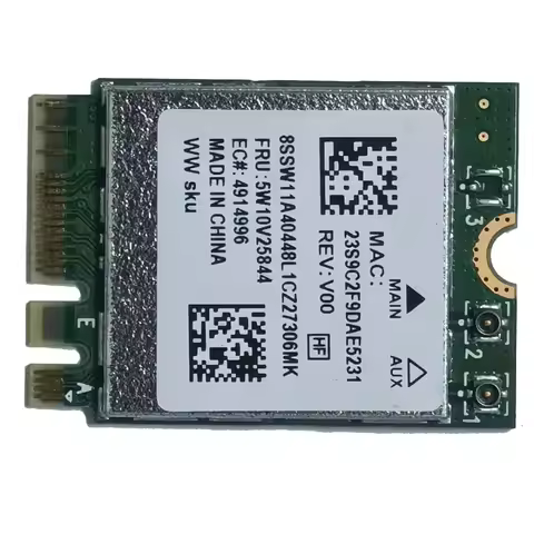 card for Realtek RTL8852AE Wireless card for Lenovo FRU 5w10v5844