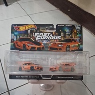 Hotwheels Premium Twopack Toyota Supra