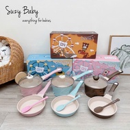 Didinika BEAR SHAPE STONE POT AND PAN SET