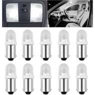 10PCS Mentol LED BA9S Kereta, Mentol LED COB 12V 1891/53/64111/1895, Suhu Warna 6000K, Penggantian M