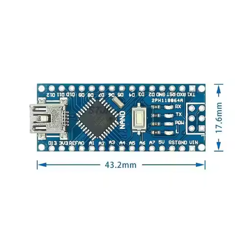 MINI USB For Nano V3.0 ATmega328P CH340G 5V 16M Micro-controller board for arduino For NANO 328P For