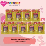 9 Pcs kecap manis Indofood kemasan 2000