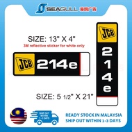 Backhoe Sticker Jcb Crane (pelekat) 214 214e 3cx 3dx Extra Backhoe Loader, Hydraulic, Tractor