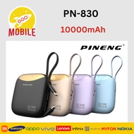 [3C CERTIFIED] Pineng PN830PD Smallest Powerbank (10000mAh) 22.5WFAST CHARGING, Built-in CABLE