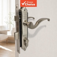 Door Lock Handle Set, Heavy Duty 7011SN, 7011AB for Home Office and Entry Door Installation