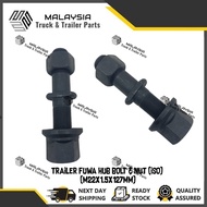 TRAILER FUWA HUB BOLT & NUT (ISO) (M22X1.5X127MM)