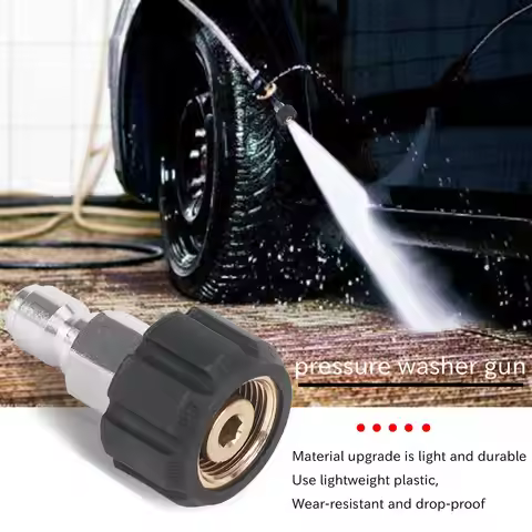 A77I Pressure Washer Twist Connect M22 14Mm X 3/8 Inch Quick Disconnect Plug High Pressure B Fitting