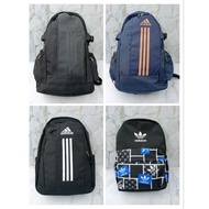 Adidas Canvas Backpack Imported Sports School Bag