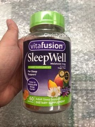 (新版 60粒) ~美國 VitaFusion SleepWell Melatonin 褪黑激素軟糖 3MG (幫助睡眠) 到期日: 2023年 01月