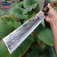 Golok Tebal Baja Per Asli Tebas Bambu Dan Tebu - Pedang Patimura Panjang Jumbo - Pecok Pembelah Kayu