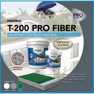 20KG Pentens T200 PRO FIBER / PENTENS T-200 Resistant Elastomeric Waterproofing Coating ( NIPPON FLE