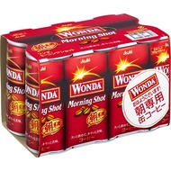 Asahi Soft Drinks Wanda Morning Shot 185g 6-pack [Japanese canned coffee] (direct from JAPAN)
