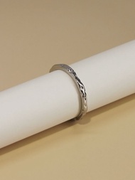 簡約不規則開口戒指 | 極簡凹凸開口指環 | 情侶對戒 | 925純銀 |