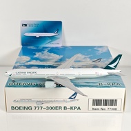 Geministar 1: 400 CX Cathay Pacific Airlines B777-300ER B-KPA Alloy Airplane Model