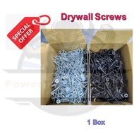 DRYWALL SCREWS/ BLACK OR WHITE/ DRYWALL SCREW 1 BOX
