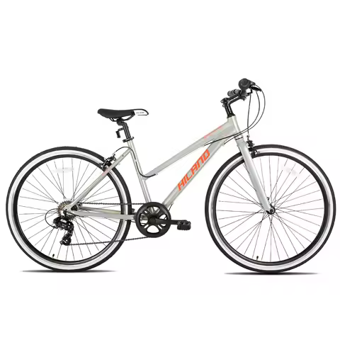 Hiland men's and women's hybrid bikes, Aluminum frame, 700C wheels, city commuter bike, Shimano driv