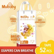 mubaby diaper pants Leakage prevention wear size 44-52pcs