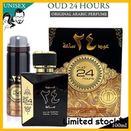 PERFUME ORIGINAL-OUD 24 HOURS -ORIGINAL ARABIC PERFUME EDP BY ARD AL ZAAFARAN FOR UNISEX