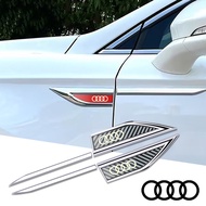 2pcs car accessory Side Doors Blade car stickers car accessories interiors for audi a4 b6 b7 b9 a3 8