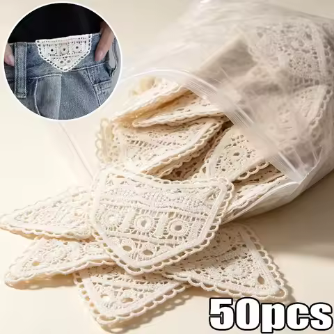 DIY Elastic Jean Waist Extender Button No Sew Invisible Pants Waistband Expand Tool Comfort Fit Deni