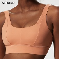 Wmuncc High Support Plus Size Workout Training Sport Bras Top Women Mesh Patchwork Push Up Dance Yog