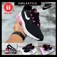 [MALAYSIA SELLER] Nike Airmax React 270 Black Pink Running Shoes Sport Shoes Sneaker Kasut Unisex