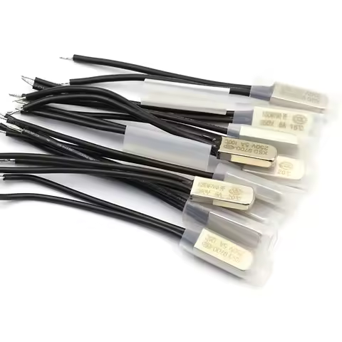 1PCS KSD9700 250V 5A Thermostat Thermal Protector Fuses Temperature Switch Thermal Control 85 90 95 
