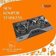 Snora Kompor Stainless/Kompor Tanam/Kompor Gas/Kompor Ta Tungku/Kompor