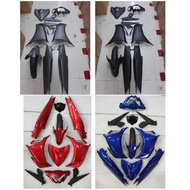 COVERSET KOSONG LC135 135LC YAMAHA LC V2 V3 V4 MATTE GREY & BLACK ( HITAM & KELABU)