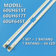 LG 60UH617 (66 Led) - Set of 2 66 LED border bars for LG TV 60UH615T 60UH645T LG 60" V16.5 ART3