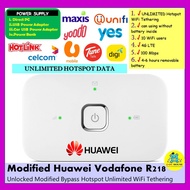 Modified Huawei Vodafone R218 · Unlocked Modified Bypass Hotspot Unlimited WiFi Tethering · Yes4G Um