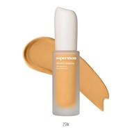 SUPERMOM l LUMI MATTE FOUNDATION รองพื้นเนื้อแมตต์ ติดทน ปกปิดระดับปานกลาง Made in korea Vegan