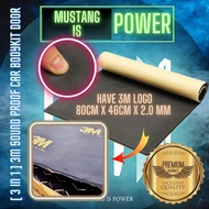 [ 3 in 1 ] 3M SOUND PROOF CAR BODYKIT DOOR 80CM X 46CM X 2.0 MM